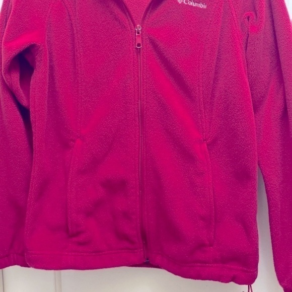 Columbia full zip up light jacket sweatshirt size small pink - Picture 4 of 9